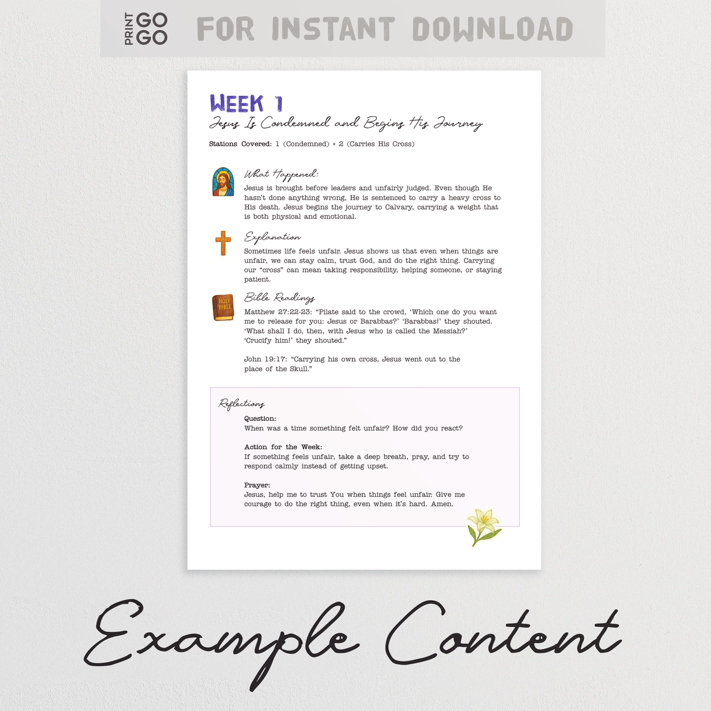 Walking with Jesus This Lent: Stations of the Cross for Children