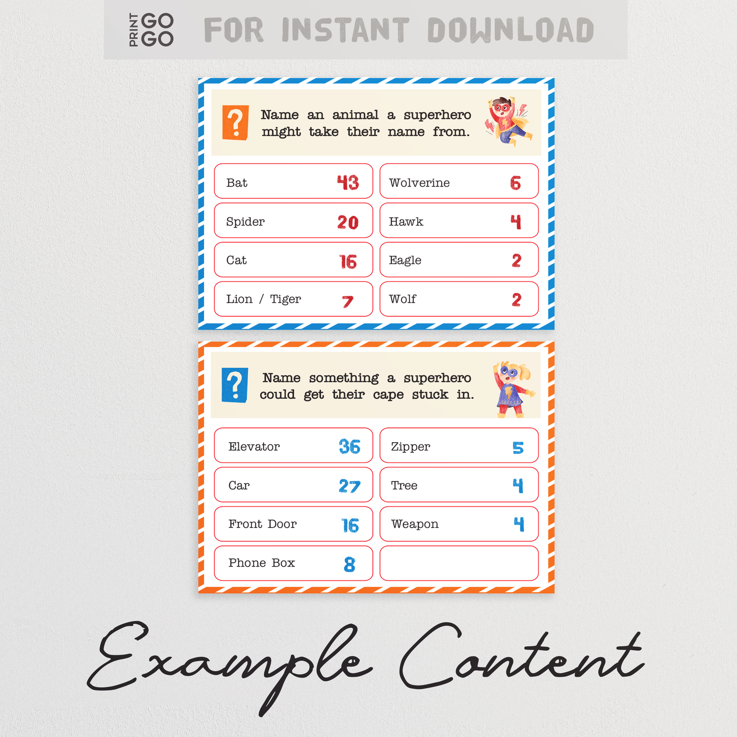 Superheroes + Villains Face-Off : The Heroic Duel for Top Answers and Points