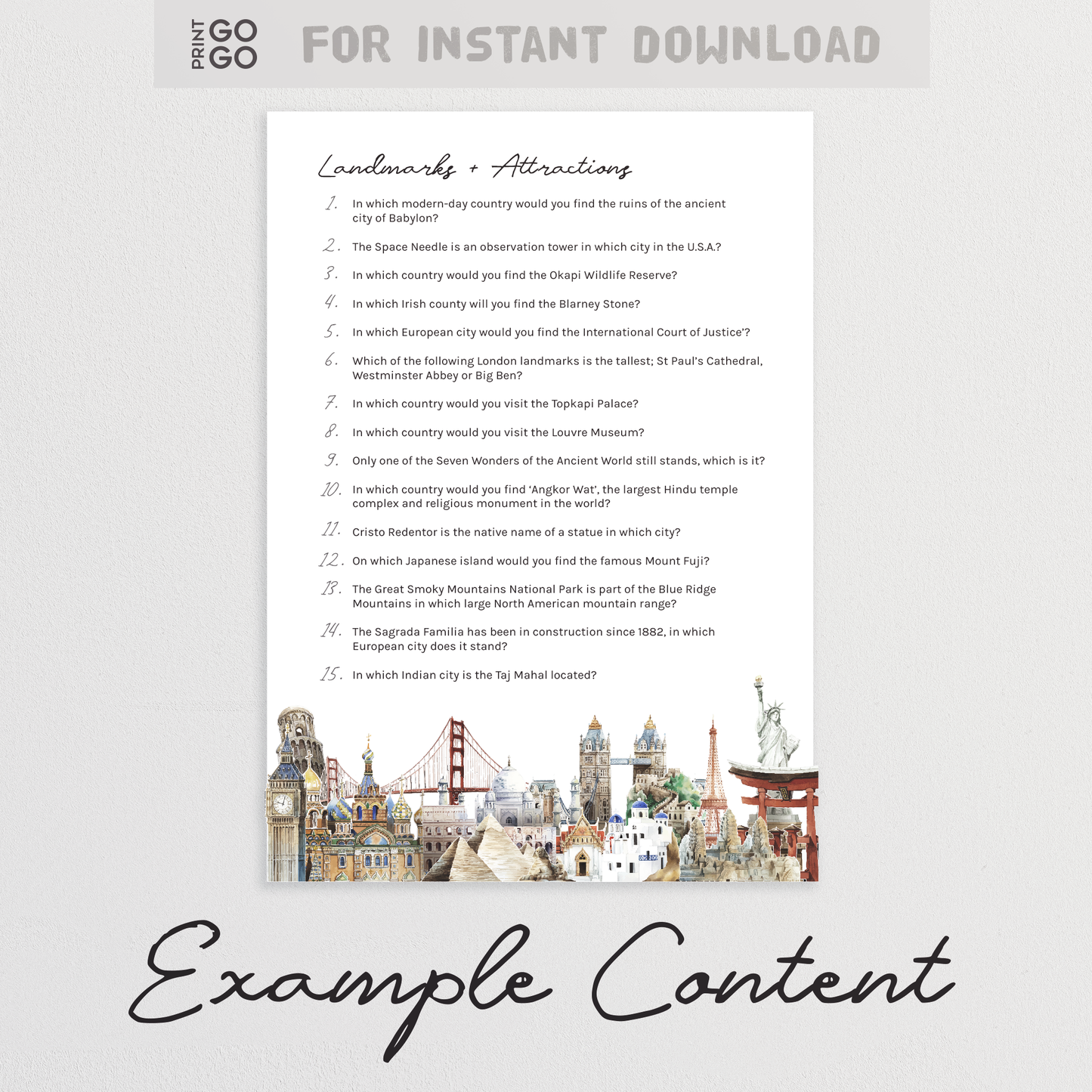 Around the World Quiz - How well do you know our planet?