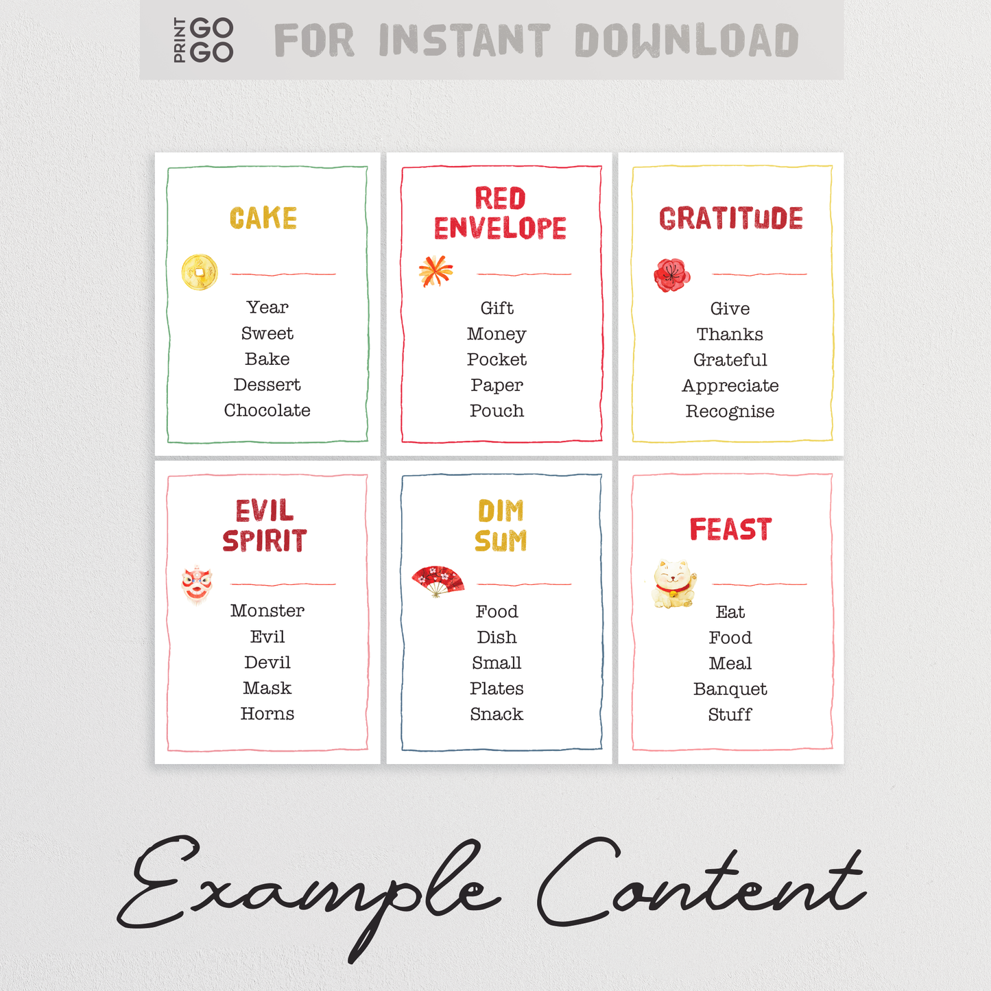 Chinese New Year Forbidden Words - The Hilarious Party Game of Giving Careful Clues