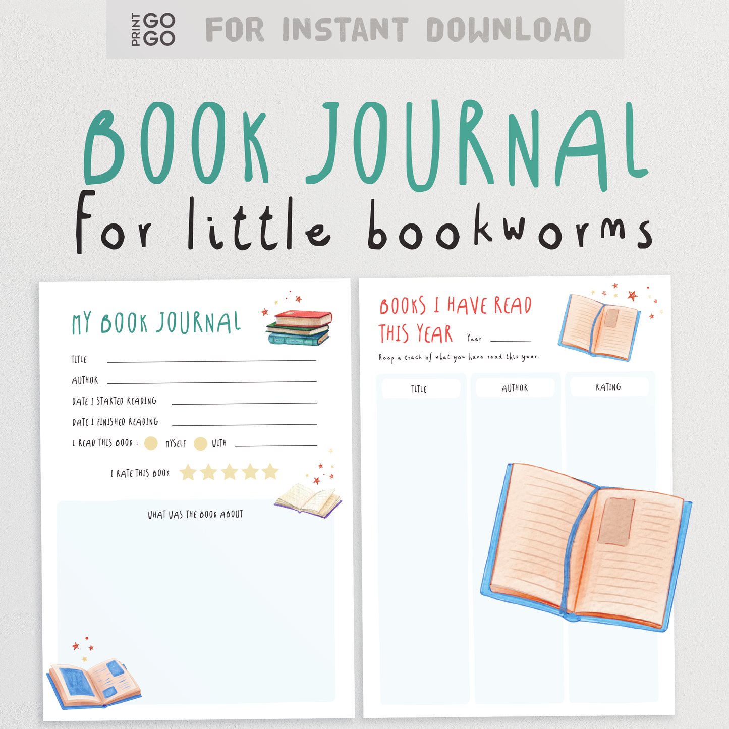 Book Journal For Kids