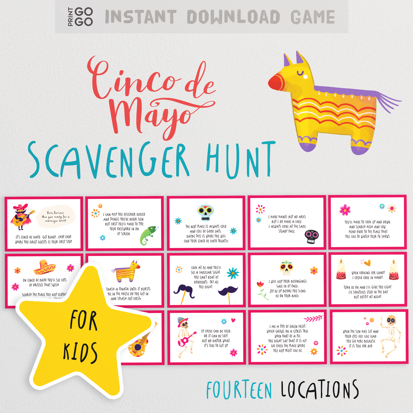 Cinco de Mayo Scavenger Hunt