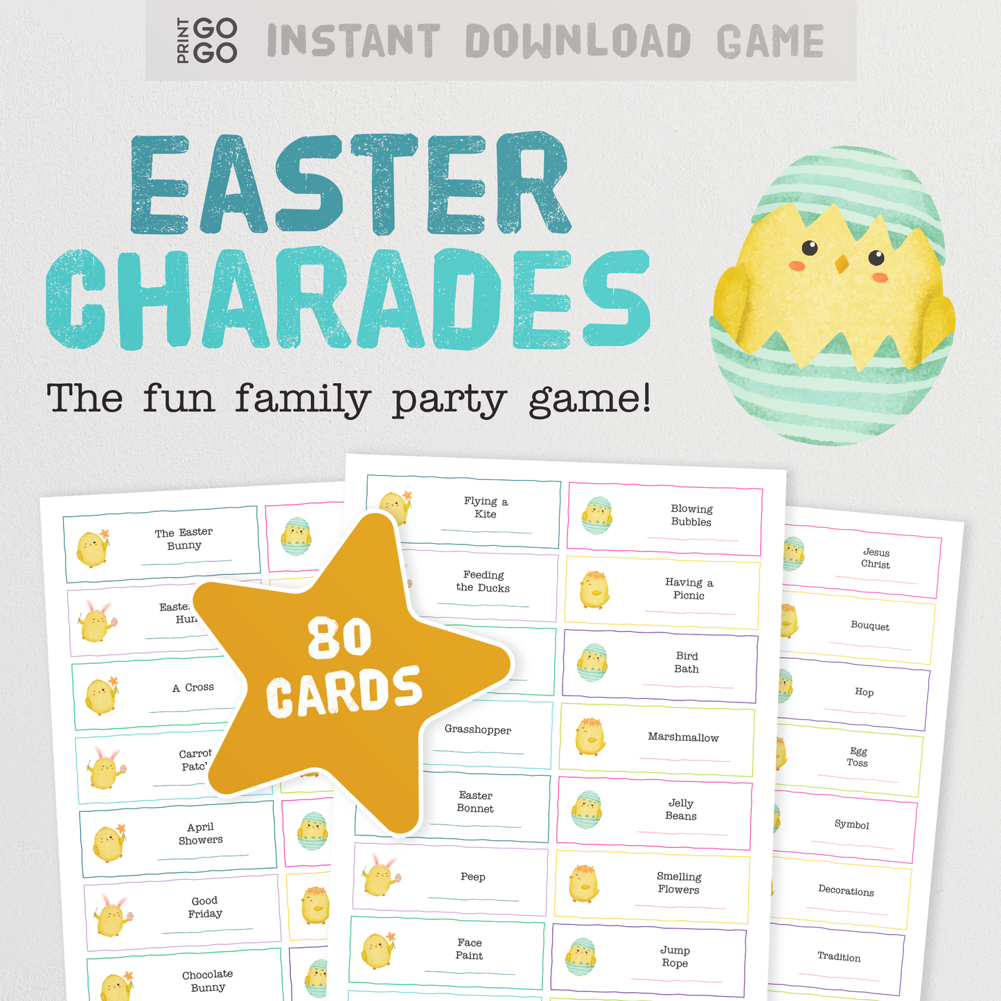 Easter Charades - The Fun Family Party Game of Acting Out