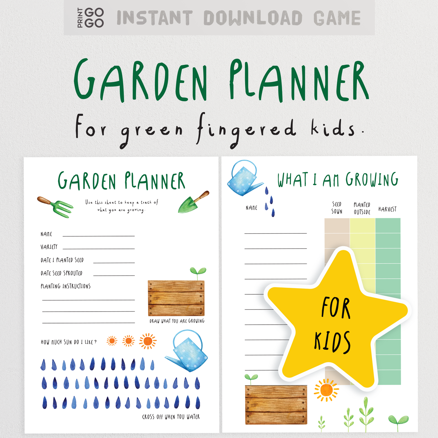 Garden Planner for Kids