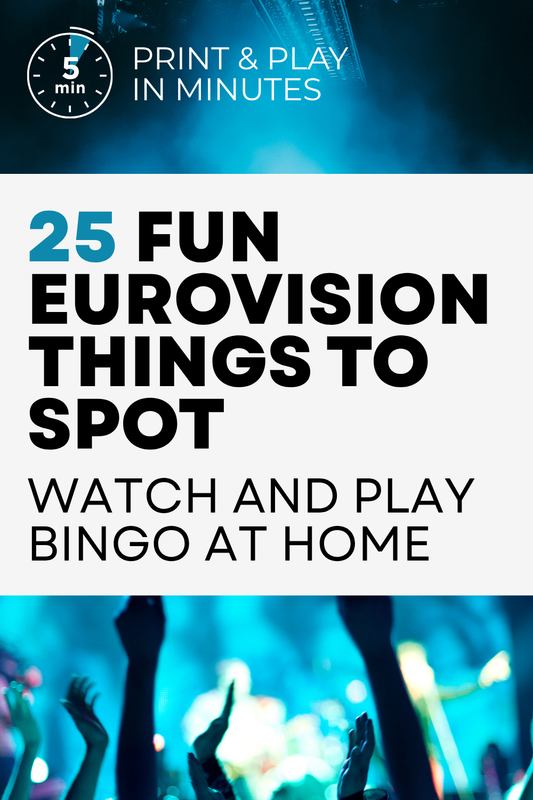 Eurovision Bingo: 25 Fun Things to Spot During the Eurovision Song Contest