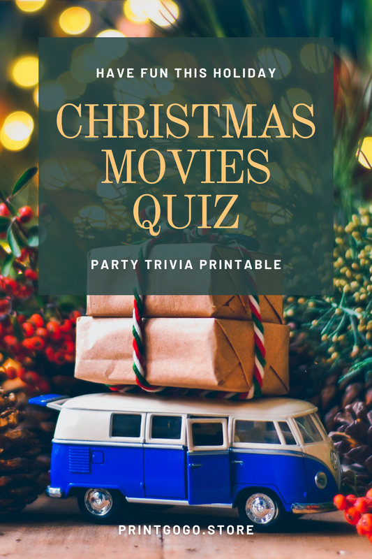 The Perfect Printable Christmas Movies Quiz To Test Family and Friends!