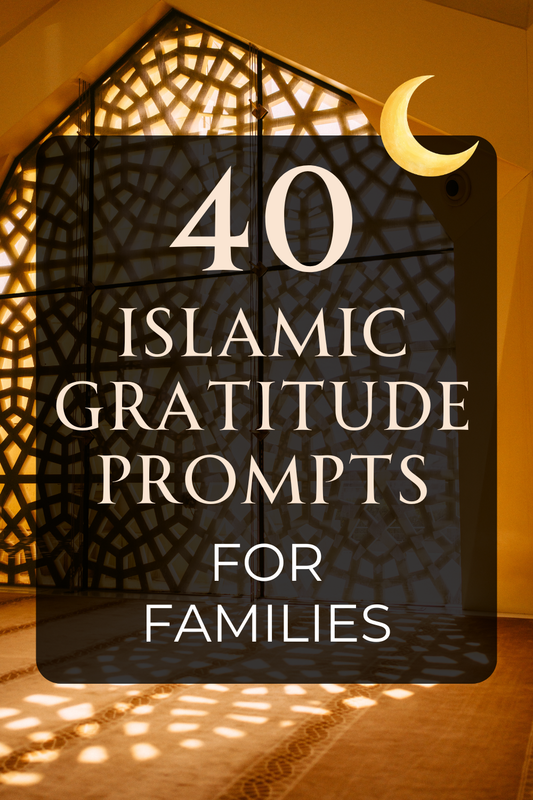 40 Islamic Gratitude Prompts - Just Print and Reflect