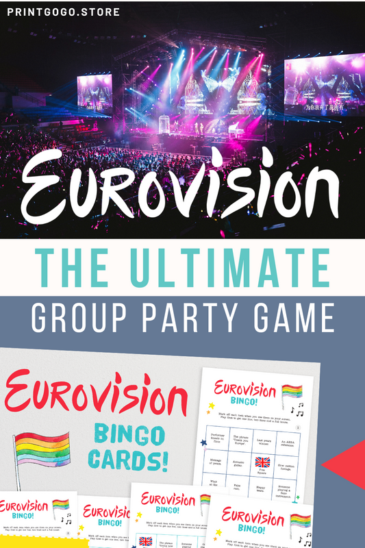 Play Eurovision Bingo - The Ultimate Group Party Game!