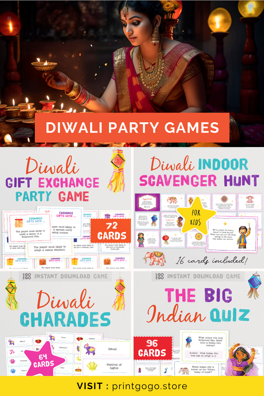 Diwali Party Games: Printable Fun to Brighten your Festival of Lights!