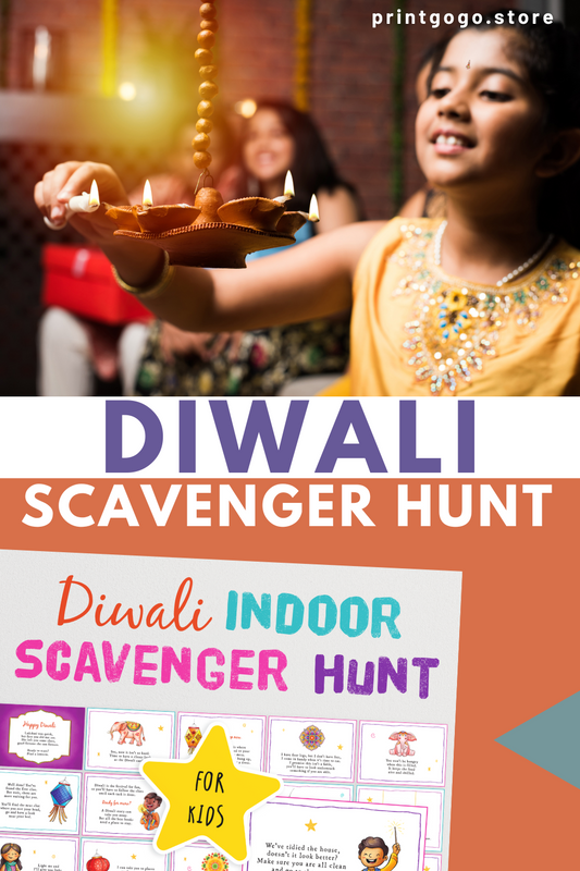 Brighten Up Diwali at Home with a Scavenger Hunt for Kids!