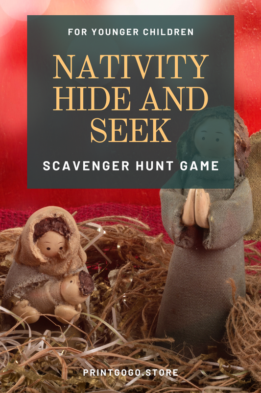 Take Young Children on a Nativity Hide and Seek Scavenger Hunt