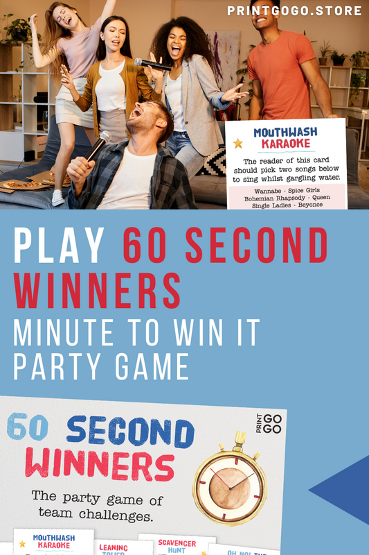 Play 60 Second Winners - The Minute to Win It Style Challenge Party Game!