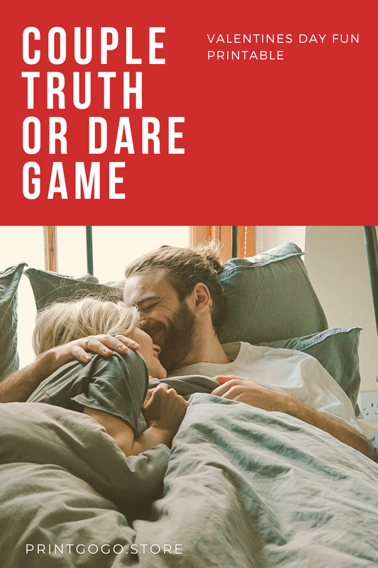 This Valentines Play Couple Truth or Dare - The Fun Game for Two!