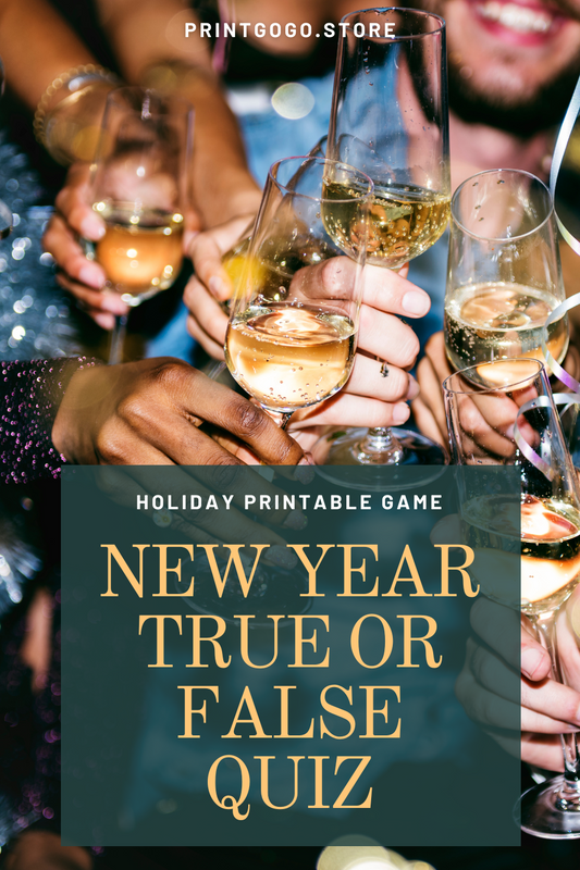 This New Year Download and Play a Fun True or False Trivia Quiz!