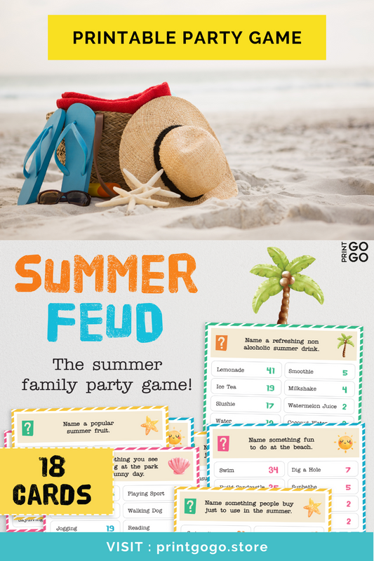 Play Summer Family Feud on your next vacation!