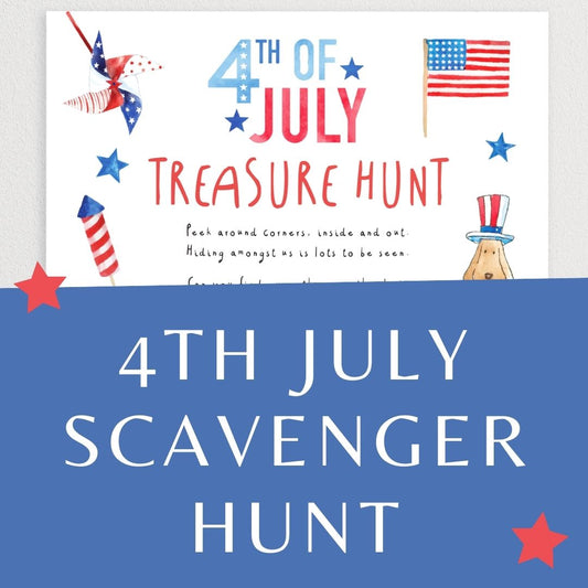 This 4th July Take Kids On A Fun Neighborhood Scavenger Hunt