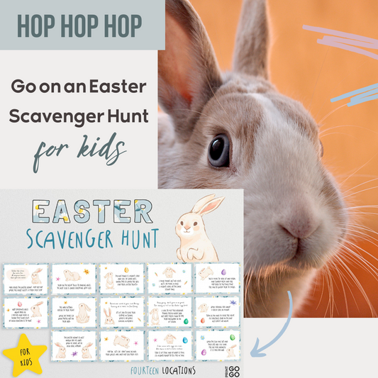 Solve Riddles and Hop On a Easter Scavenger Hunt for Kids