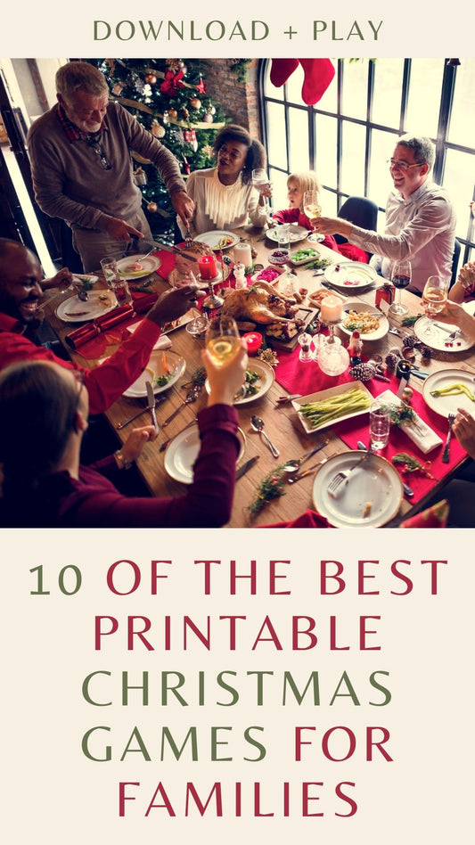 10 of the Best Printable Christmas Games for Families