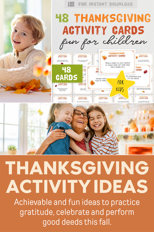 48 Fun + Achievable Thanksgiving Activity Ideas for Children! 