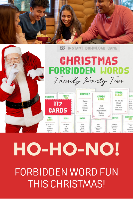 Ho-Ho-NO! Forbidden Christmas Word Fun!