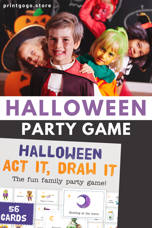 The Ultimate Halloween Game: Family Act It, Draw It!