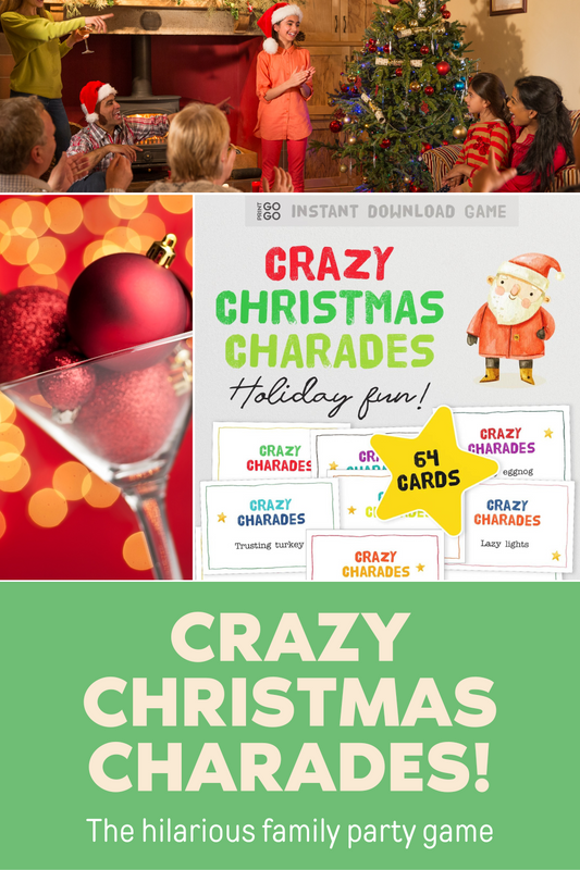 Crazy Christmas Charades Game - The Hilarious Family Party Game