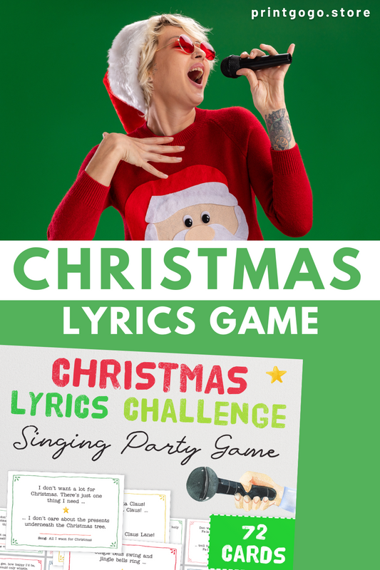 The Ultimate Christmas Lyrics Brain Game for Groups!