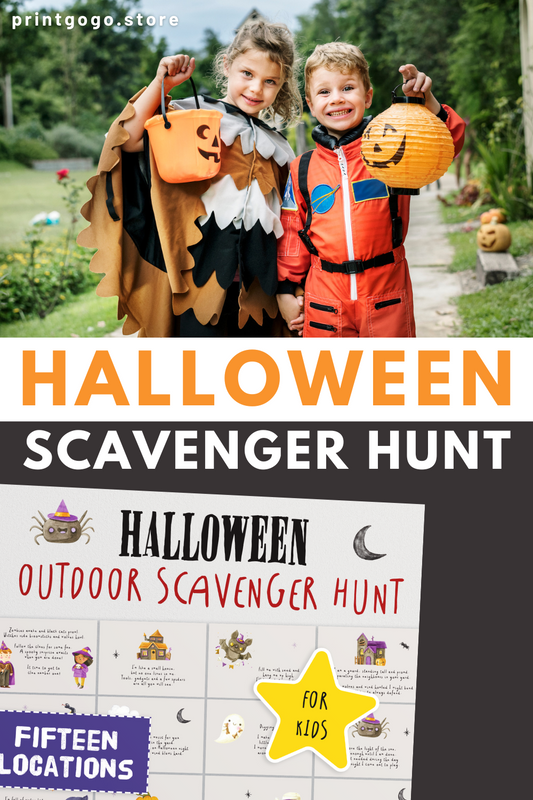 The Ghastly Guide to an Outdoor Halloween Scavenger Hunt!
