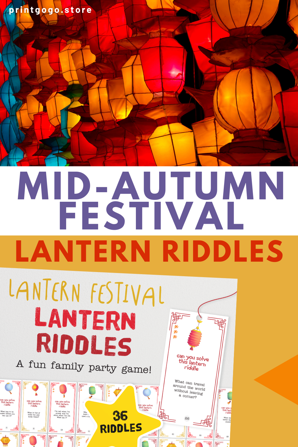 Light Up the Fun: Mid Autumn Festival Lantern Riddles – Print GoGo