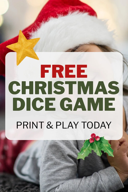 🎄 FREE Christmas Roll A Tree Dice Game for Kids