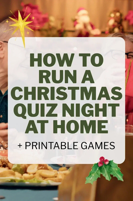 How to Run a Christmas Quiz Night at Home (+ Printable Games)