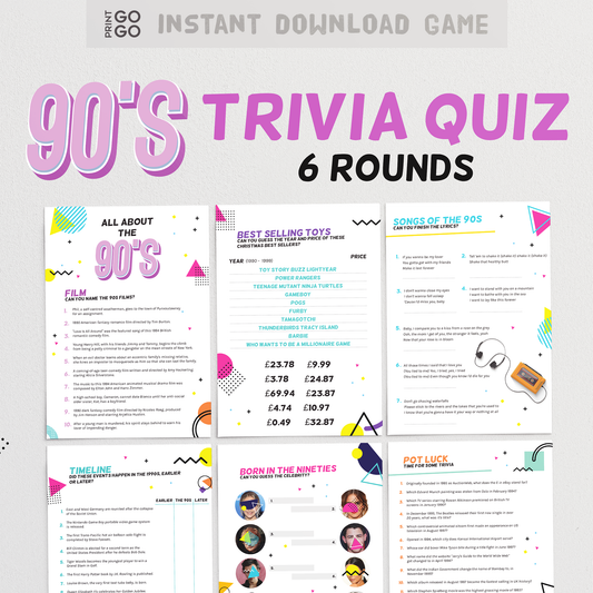 1990s Trivia Quiz