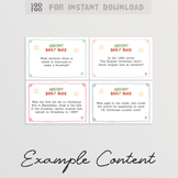 Quiz Advent Cards - A Fun Way to Countdown to Christmas with Trivia ...