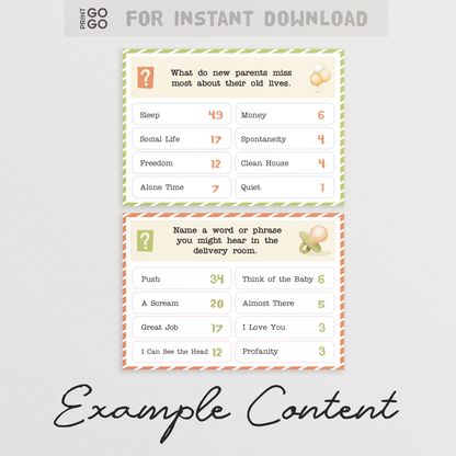 Baby Feud - From Bump to Buzz!