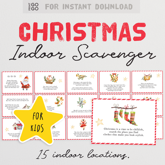 Christmas Scavenger Hunt for Kids - The Fun Race Around The House In Search of a Surprise! | Xmas Stocking Hunt | Childrens Holiday Activity