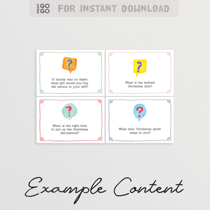 88 Christmas Conversation Cards