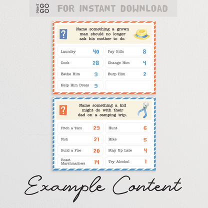 Father's Day Face-Off : There are no ties in this party game!