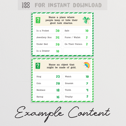 St. Patrick's Day Face-Off - No lucky charms in this battle of wits.