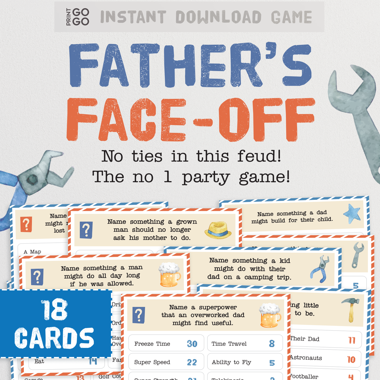 Father's Day Face-Off : There are no ties in this party game!