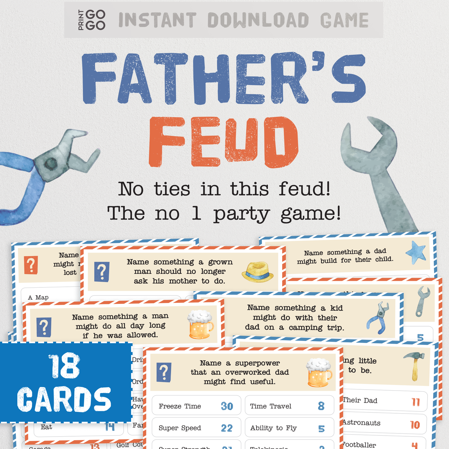 Father's Day Feud - There are no ties in this party game!