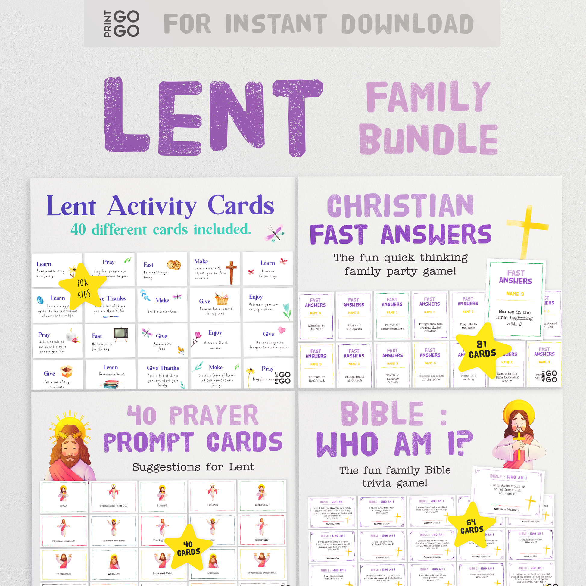 Lent Family Bundle - Activities to Last 40 Days