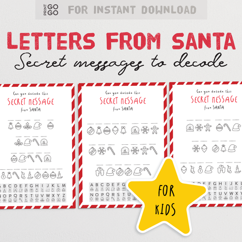 Coded Secret Messages from Santa - Fun Christmas Activity for Kids ...