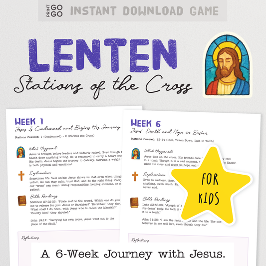 Walking with Jesus This Lent: Stations of the Cross for Children