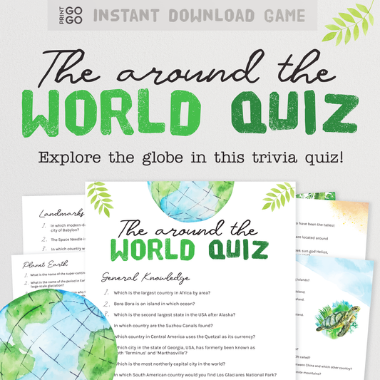 Around the World Quiz - How well do you know our planet?