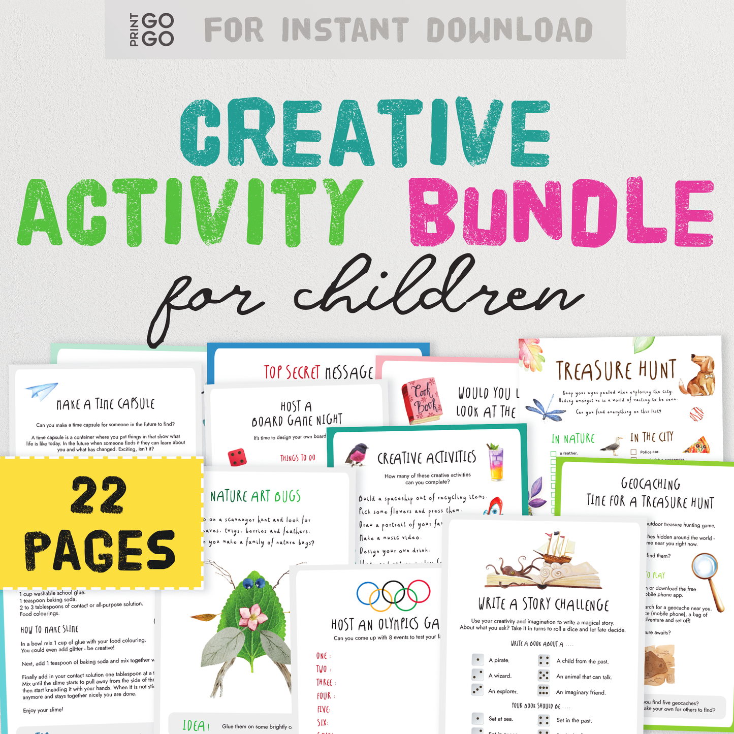Creative Activity Bundle for Kids