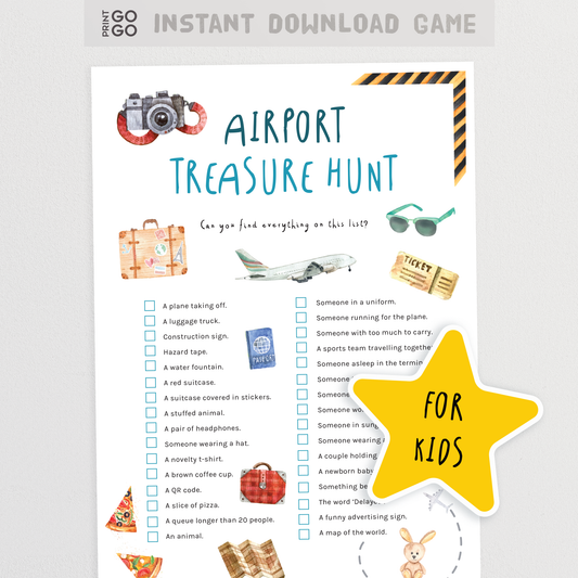 Airport Treasure Hunt for Kids