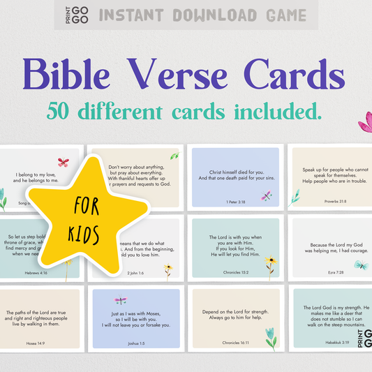 50 Bible Verse Cards