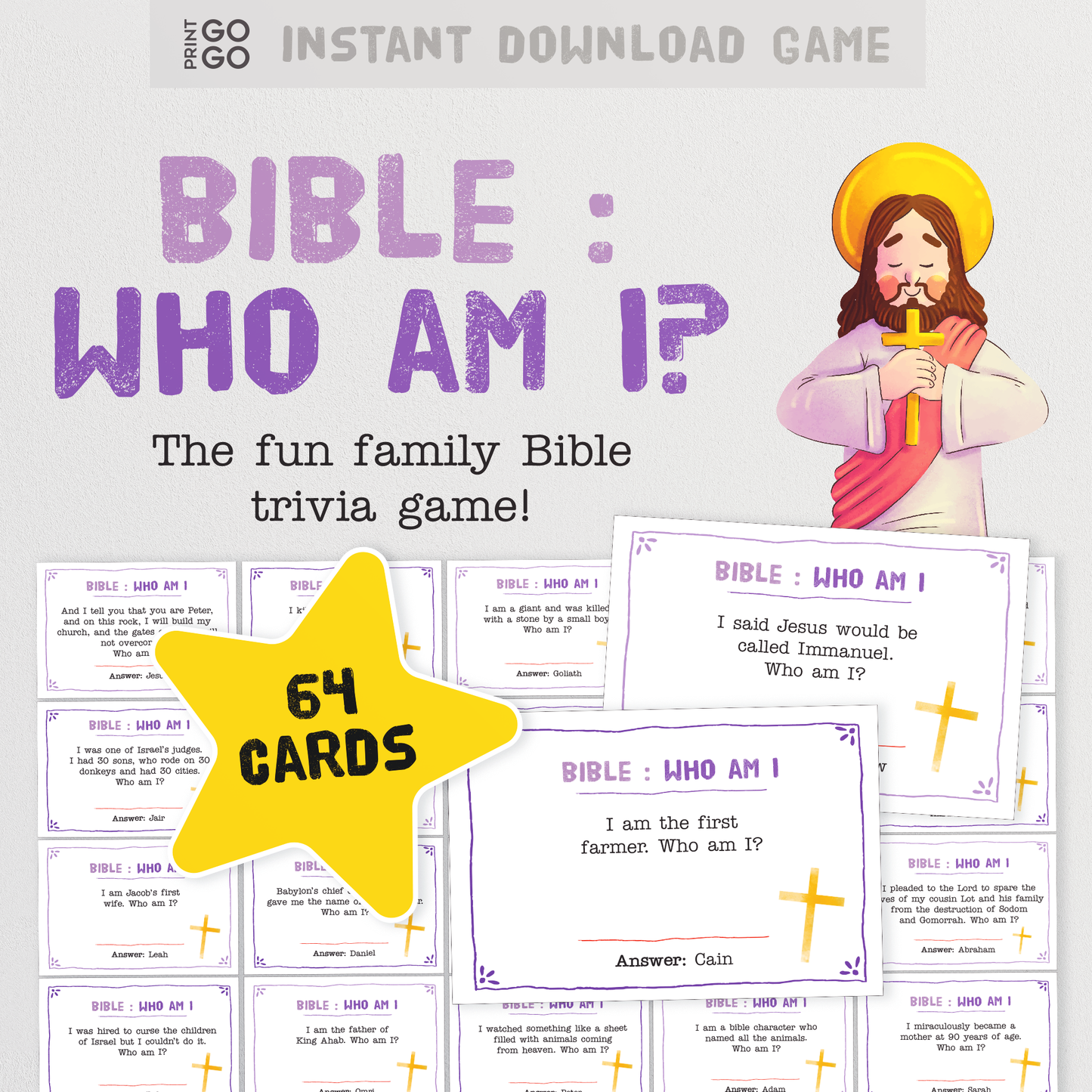 Bible Who Am I? - The Fun Family Bible Trivia Game