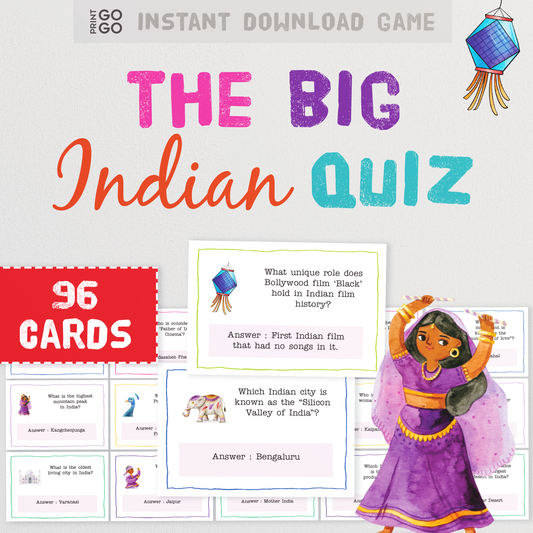 The Big Indian Quiz - Test Your General Knowledge With a Family Game!