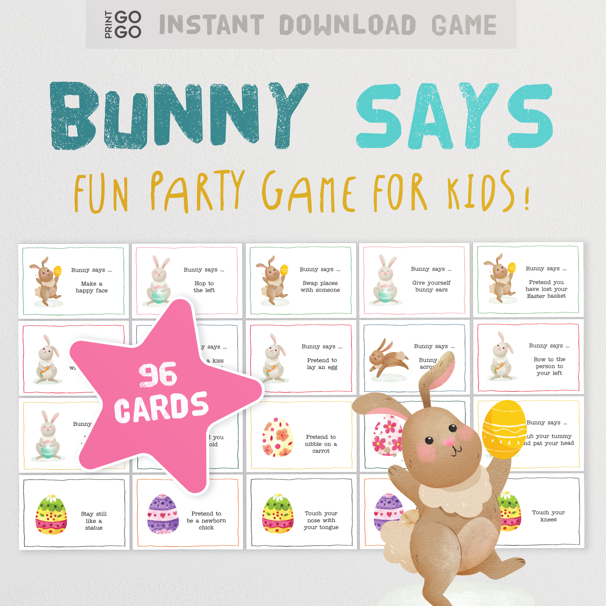 Bunny Says - The Fun Easter Party Game for Kids!